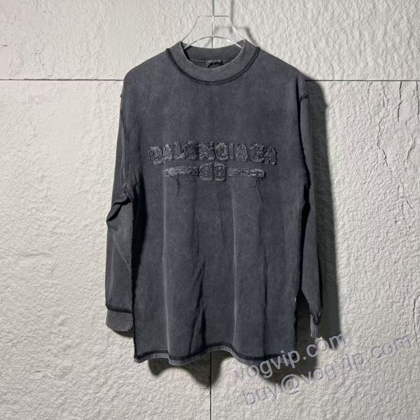 バレンシアガ BALENCIAGAスーパーコピー CTSBAL020 洗練を十分に演出する 長袖Tシャツ 2025秋冬季新作