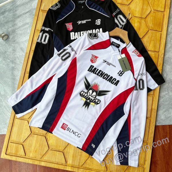 高級感漂わせる バレンシアガ 業界高品質スーパーコピー CTSBAL024 長袖Tシャツ 2色可選 2025人気セール新品