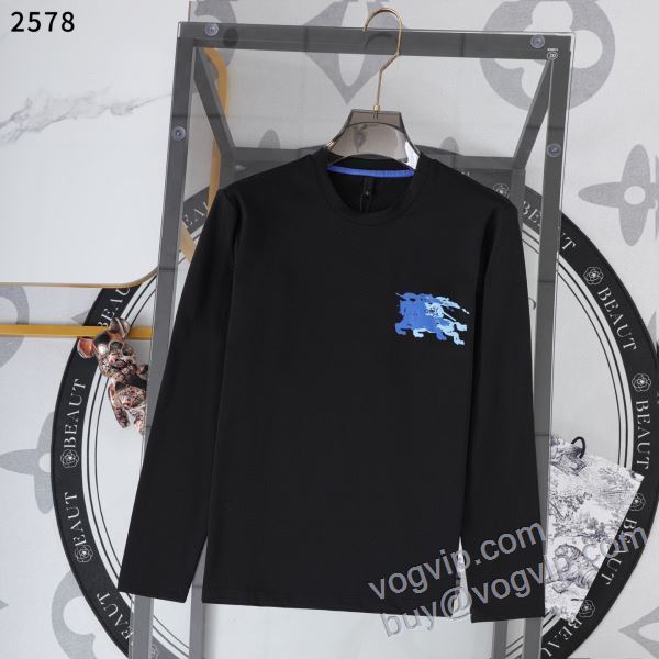 長袖Tシャツ 2025秋冬季超人気 バーバリー コピー CTSBU003 3色可選 韓国の人気