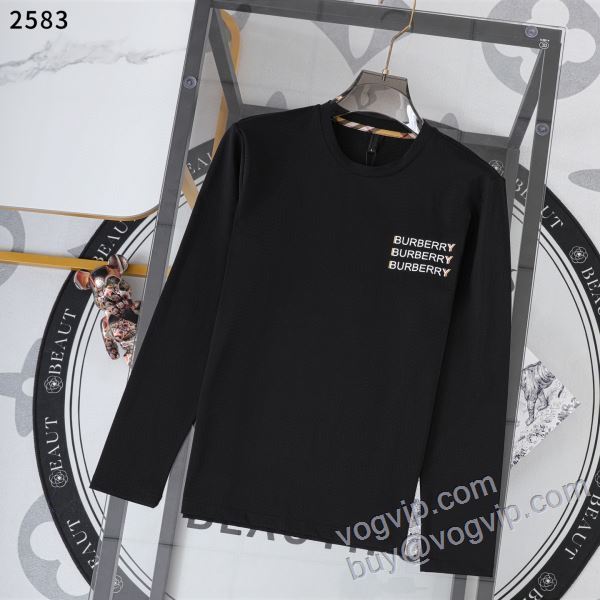 2025新作品 バーバリー コピー ブランド 超限定即完売 CTSBU004 長袖Tシャツ 3色可選