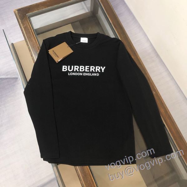 2025爆買い人気 バーバリー BURBERRYコピー ブランド CTSBU015 長袖Tシャツ 2色可選 選べる極上