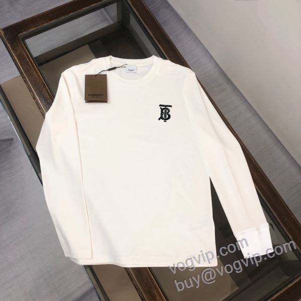 人気ブランド バーバリー BURBERRYブランド 偽物 通販 CTSBU016 2025爆買い人気 長袖Tシャツ 2色可選