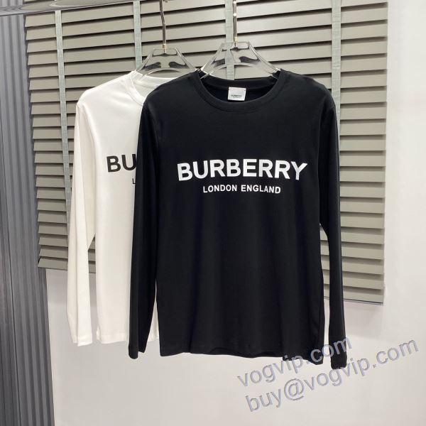 2025超人気新品 バーバリー BURBERRY偽物ブランド CTSBU019 極上の着心地 長袖Tシャツ 2色可選