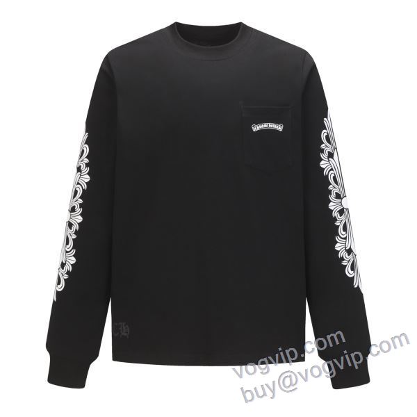 ずっと人気? クロムハーツ スーパーコピー CTSCHR002 2025年モデル入荷 長袖Tシャツ 2色可選