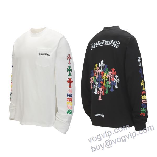 存在感のある クロムハーツ コピー ブランド CTSCHR004 長袖Tシャツ 2色可選 2025年モデル入荷
