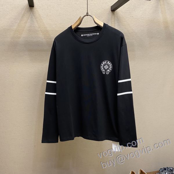 モデル大絶賛? クロムハーツ スーパーコピー 激安 CTSCHR006 長袖Tシャツ 2025秋冬季
