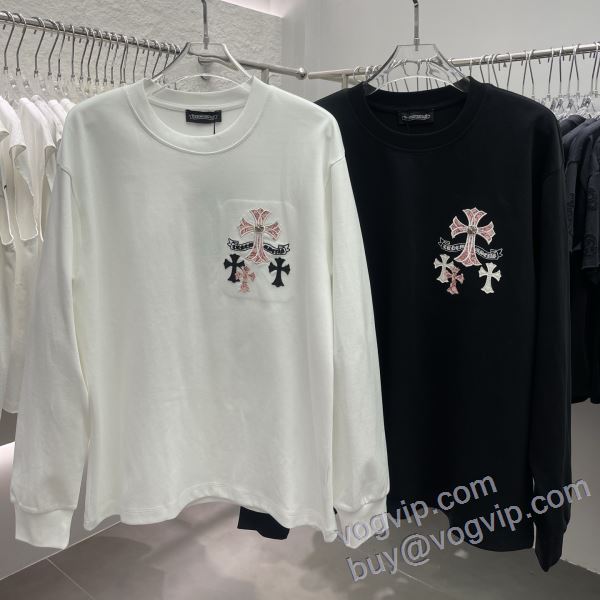 長袖Tシャツ 2025最新入荷 クロムハーツ ブランドコピー CTSCHR011 2色可選 ランキング商品