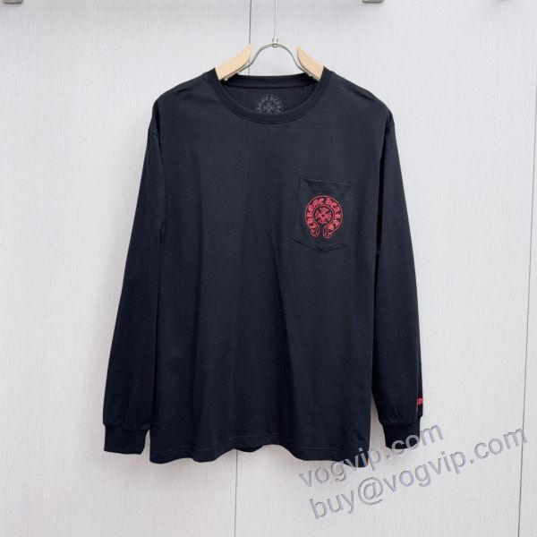 2025新作登場 クロムハーツ CHROME HEARTSスーパーコピー CTSCHR013 長袖Tシャツ 高評価の人気品