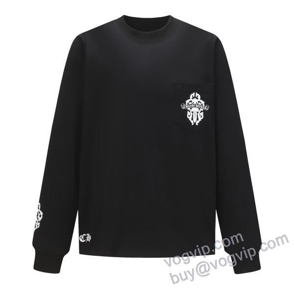 お洒落な存在感 CHROME HEARTSコピー CTSCHR014 2025新作登場 クロムハーツ 長袖Tシャツ 2色可選