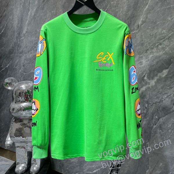 大人キレイに仕立てる クロムハーツ ブランドコピー代引き専門店 CTSCHR023 長袖Tシャツ 2025爆買いセール