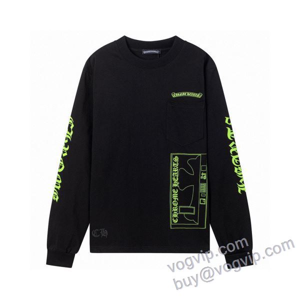 長袖Tシャツ 2025割引セール クロムハーツ スーパーコピー 雑誌掲載アイテム CTSCHR031 2色可選