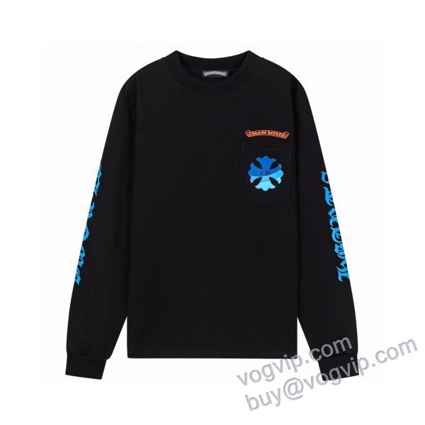 最安値！ クロムハーツ ブランド 偽物 通販 CTSCHR033 2025品質保証100%新品 長袖Tシャツ 2色可選