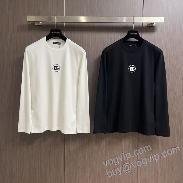 高品質 人気 ドルチェ＆ガッバーナ スーパーコピー CTSDG002 2025品質保証大人気 長袖Tシャツ 2色可選