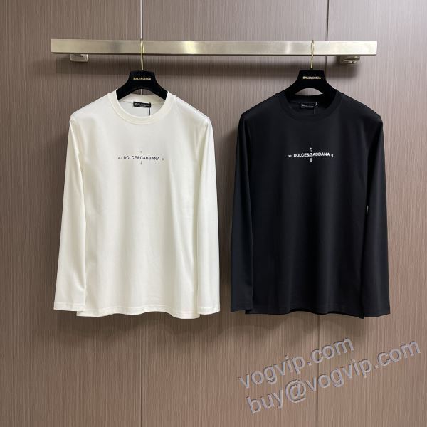 長袖Tシャツ 2025品質保証大人気 ドルチェ＆ガッバーナ コピー ブランド CTSDG004 2色可選 綺麗に決まるフォルム！
