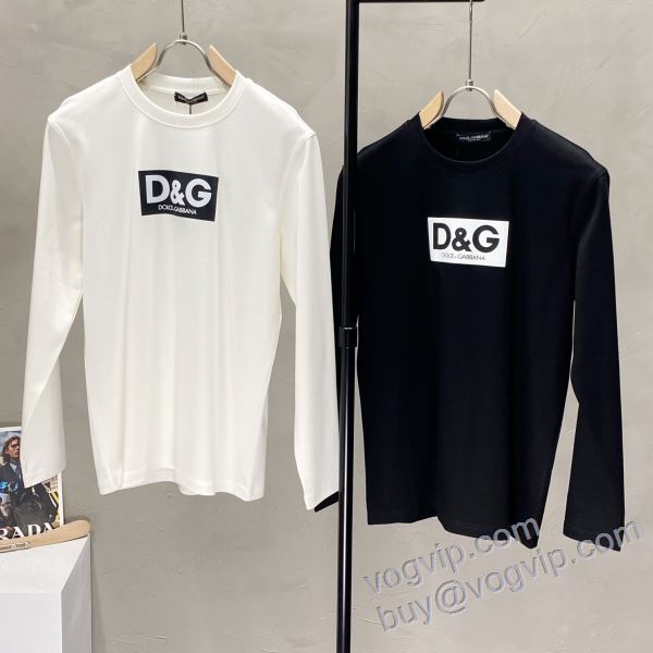 2025人気セール新作 CTSDG007 長袖Tシャツ 2色可選 人気新品★超特価★ ドルチェ＆ガッバーナ コピーブランド