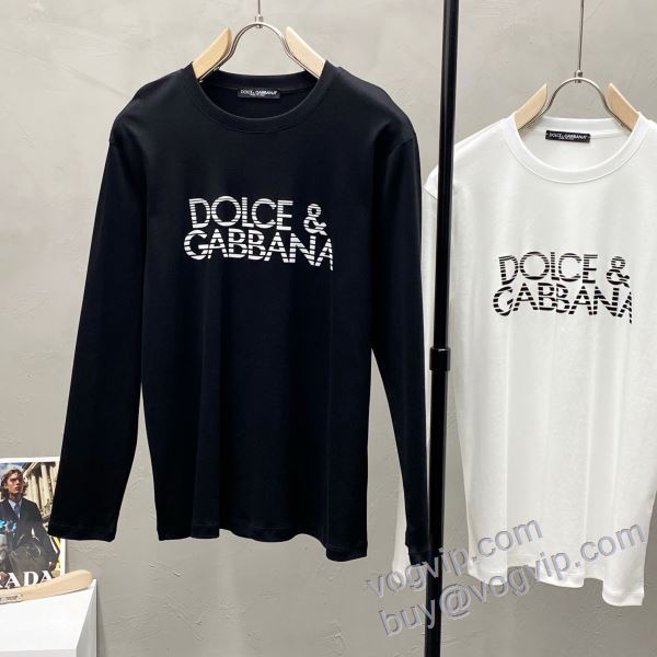 2025新品本物 ドルチェ＆ガッバーナ Dolce&Gabbanaコピー ブランド 極上の着心地 CTSDG015 長袖Tシャツ 2色可選