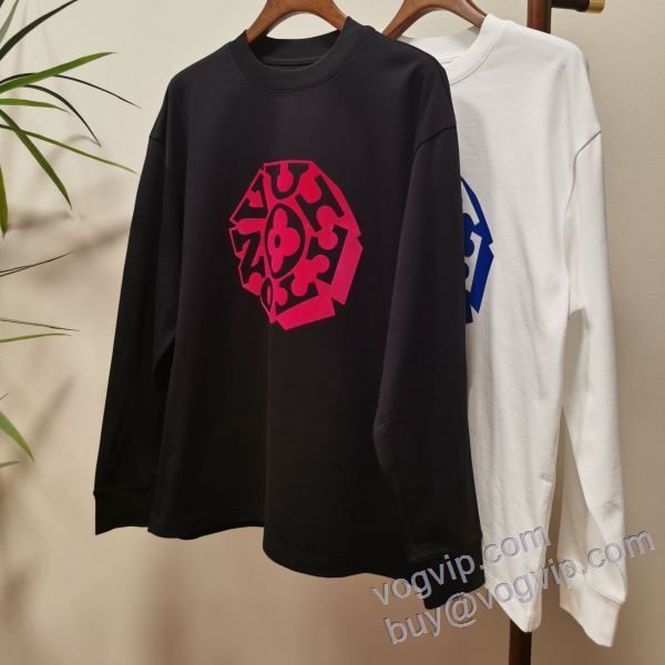 2025爆買い最新作 ルイ ヴィトン ブランドコピー CTSLV001 ◆モデル愛用◆ 長袖Tシャツ 2色可選