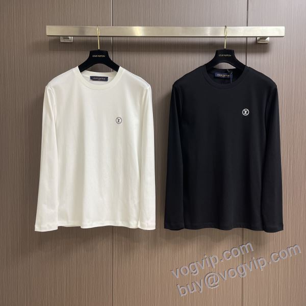 長袖Tシャツ 2025超人気新品 ルイ ヴィトン スーパーコピー 激安 CTSLV006 2色可選 贈り物にも◎