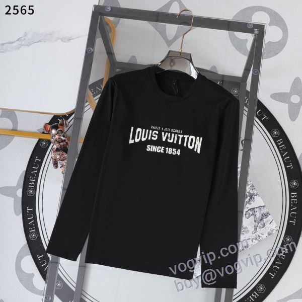 2025格安通販 ルイ ヴィトン ブランドスーパーコピー CTSLV010 長袖Tシャツ 3色可選 耐久性に優れ