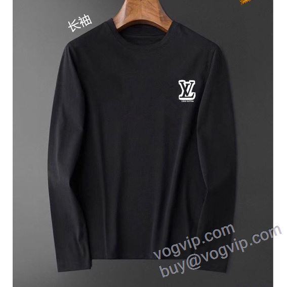 絶大な人気を誇る ルイ ヴィトン ブランドコピー CTSLV011 2025格安通販 長袖Tシャツ 2色可選