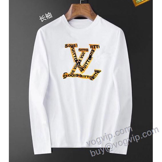 2025驚きの破格値大人気 ルイ ヴィトン LOUIS VUITTONスーパーコピー CTSLV013 注目のアイテム 長袖Tシャツ 2色可選