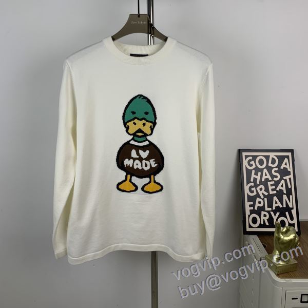 重宝するアイテム ルイ ヴィトン LOUIS VUITTONコピー CTSLV014 ニット 長袖Tシャツ 2025驚きの破格値大人気