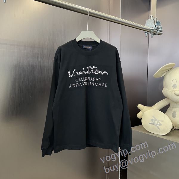 2025驚きの破格値大人気 ルイ ヴィトン CTSLV015 長袖Tシャツ 2色可選 高級感を引き立てる LOUIS VUITTONコピー ブランド