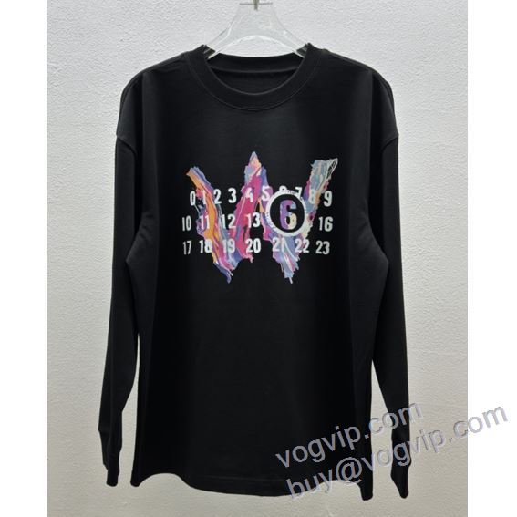 長袖Tシャツ 2025HOT大人気 マルタン マルジェラ スーパーコピー 最旬アイテム CTSMM009 2色可選