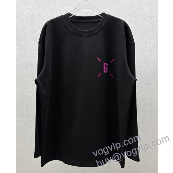 2025お買い得高品質 マルタン マルジェラ ブランドスーパーコピー CTSMM010 長袖Tシャツ 2色可選 首胸ロゴ