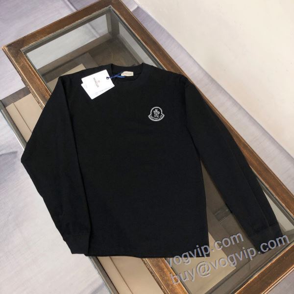 2025爆買い品質保証 モンクレール スーパーコピー CTSMO009 長袖Tシャツ 2色可選 目玉商品
