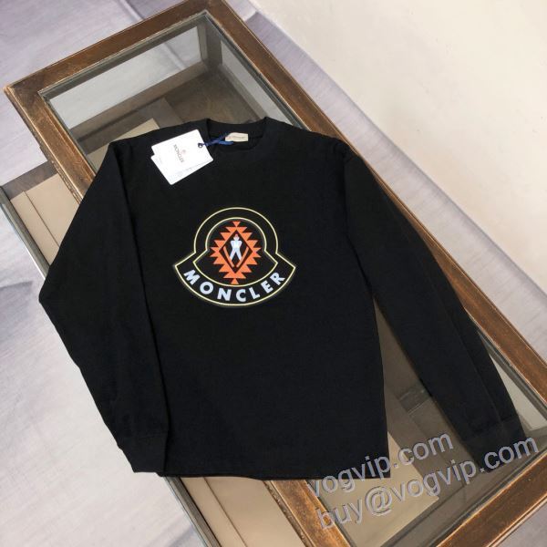 モンクレール MONCLERコピー CTSMO014 2025超人気新品 長袖Tシャツ 2色可選 肌触りの気持ちい?
