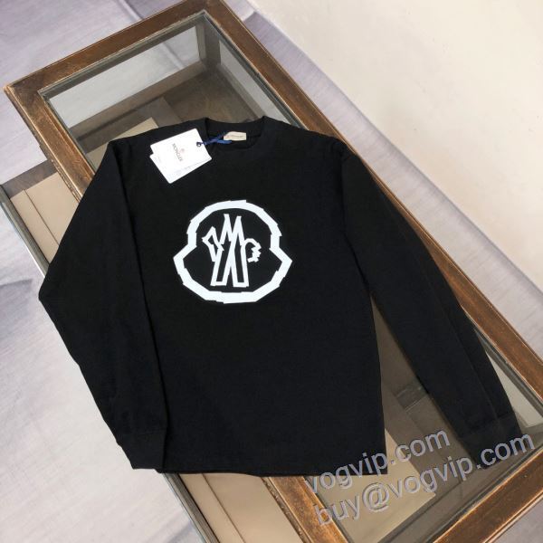 MONCLER偽物ブランド CTSMO019 2025大特価！ モンクレール 長袖Tシャツ 2色可選 主役になる存在感