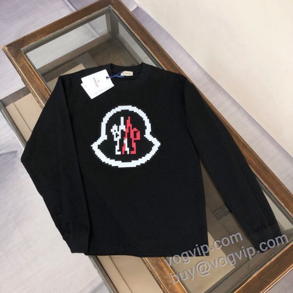 2025大特価！ モンクレール CTSMO020 長袖Tシャツ 2色可選 お洒落自在 MONCLERスーパーコピー