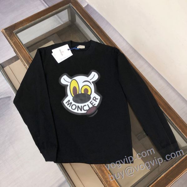 2025驚きの破格値人気 CTSMO031 長袖Tシャツ 2色可選 モンクレール コピー 商品 販売 お買い得品