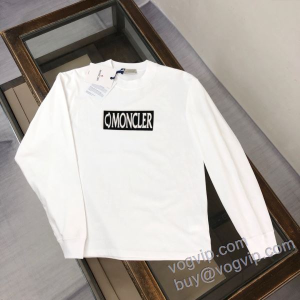 2025人気定番爆買い モンクレール ブランド 偽物 通販 CTSMO041 長袖Tシャツ お洒落に魅せる