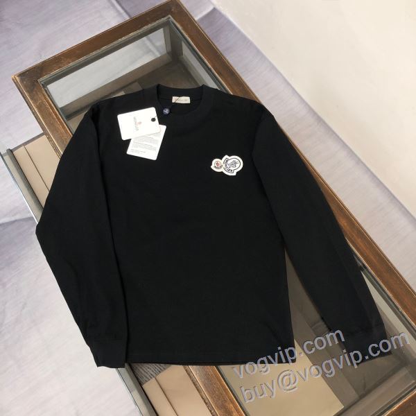 おしゃれに絶大な人気 モンクレール MONCLERコピーブランド CTSMO054 2025新商品！ 長袖Tシャツ 6色可選