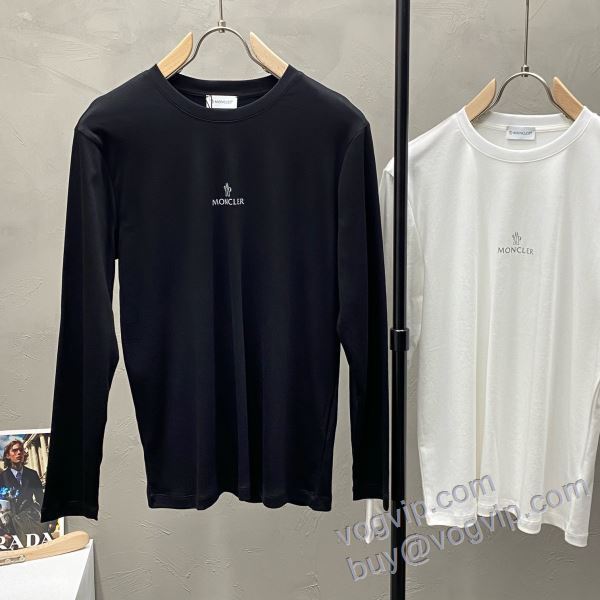 2025秋冬季超人気 モンクレール MONCLERブランドスーパーコピー 芸能人に愛用者続出 CTSMO057 長袖Tシャツ 2色可選