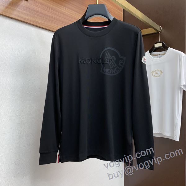 2025お得本物保証 モンクレール コピーブランド CTSMO065 長袖Tシャツ コーデ 知的なムードを演出