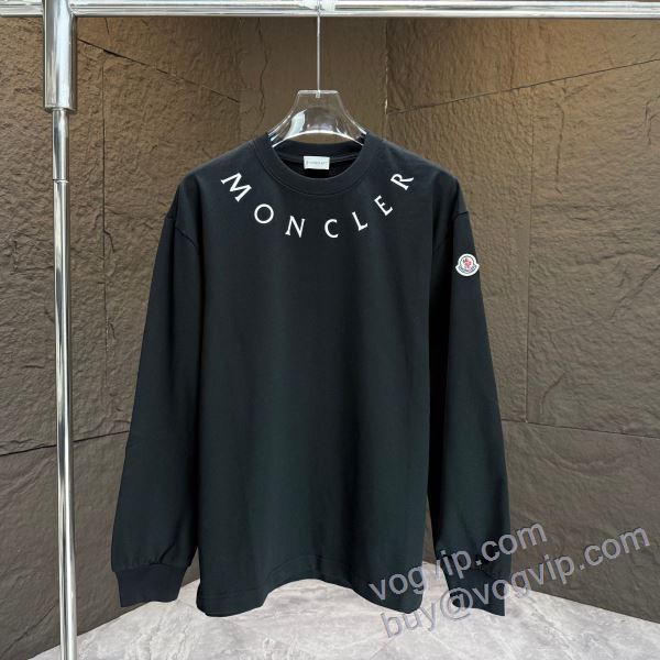活用できるアイテム モンクレール 偽物ブランド CTSMO066 2025お得本物保証 長袖Tシャツ 3色可選