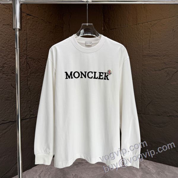 洗練を十分に演出する モンクレール ブランドスーパーコピー CTSMO068 長袖Tシャツ 3色可選 2025お得本物保証