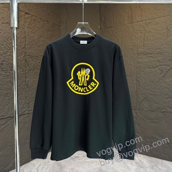 2025お買い得セール モンクレール ブランドコピー CTSMO069 長袖Tシャツ 3色可選 落ち着いた質感