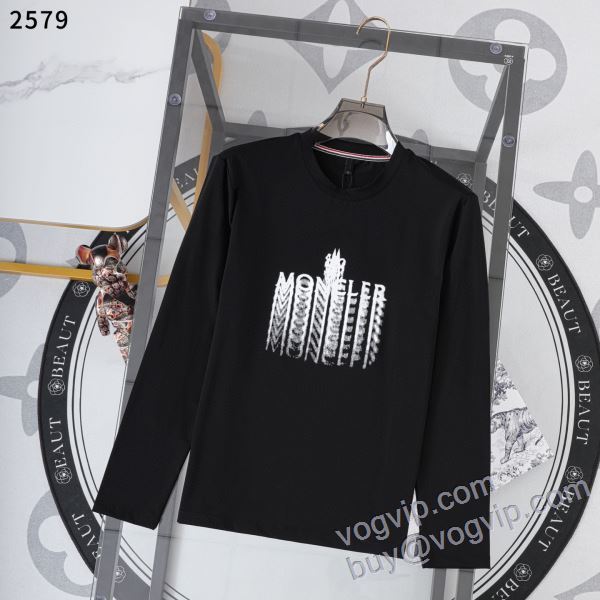 長袖Tシャツ 2025お買い得セール モンクレール MONCLERコピー CTSMO072 高級感漂わせる 3色可選