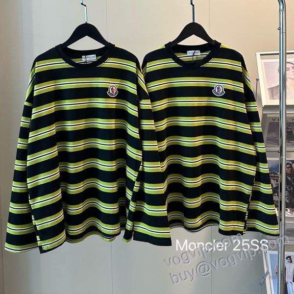 2025爆買い定番人気 モンクレール CTSMO076 長袖Tシャツ 秋のお出かけに最適 MONCLERコピーブランド