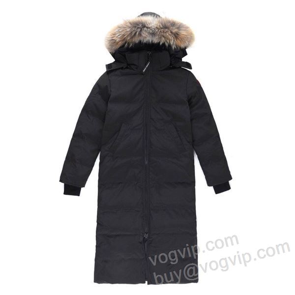 レディース ロングコート ダウンジャケット 2025驚きの破格値人気 カナダグースブランドコピー WOM011 4色可選 防風効果いい