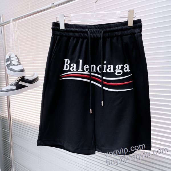 ショートパンツ スエットパンツ 2025人気定番爆買い バレンシアガ BALENCIAGA 業界高品質スーパーコピー DKBAL023 2色可選 個性派