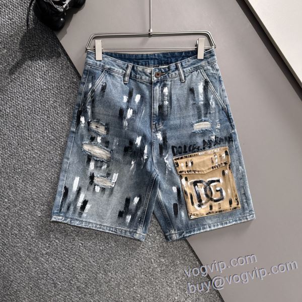 2025年モデル入荷 ドルチェ＆ガッバーナ DKDG012 ジーンズ ショートパンツ Dolce&Gabbanaブランドコピー 一番人気の新作はこれ