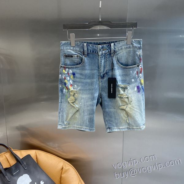 ドルチェ＆ガッバーナ Dolce&Gabbanaブランドコピー 人気 ランキング DKDG034 ジーンズ ショートパンツ 2025人気定番セール