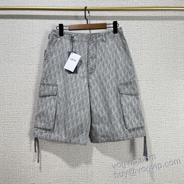 2025お買い得得価 ディオール ブランドコピー DKDIOR033 ショートパンツ スエットパンツ 超激得品質保証