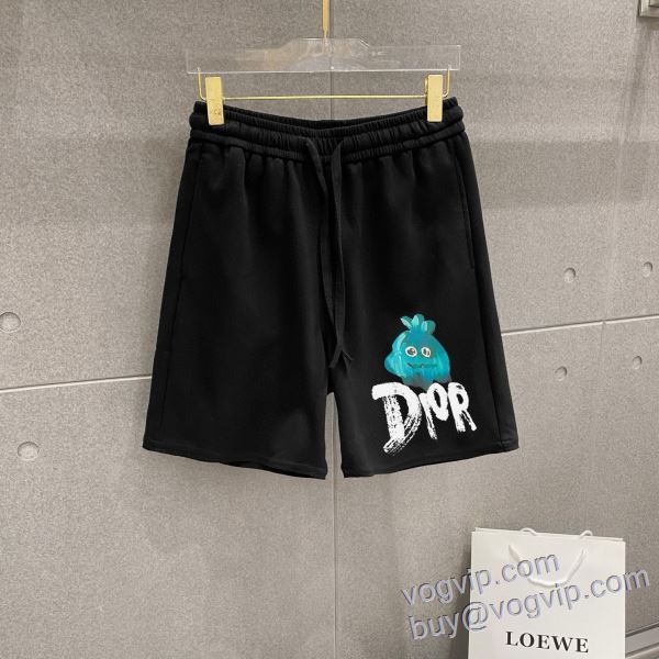 可愛く上品な雰囲気 ディオール DIORブランドコピー DKDIOR034 2025お買い得得価 ショートパンツ スエットパンツ 2色可選