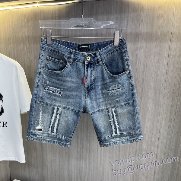 2025新作登場 ディースクエアード DKDS016 ジーンズ ショートパンツ 肌触りのいい   DSQUARED2ブランド 偽物 通販